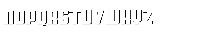Symet Black Shadow Font UPPERCASE