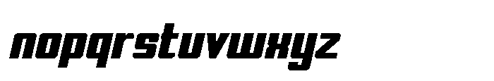 Symet Bold Italic Font LOWERCASE