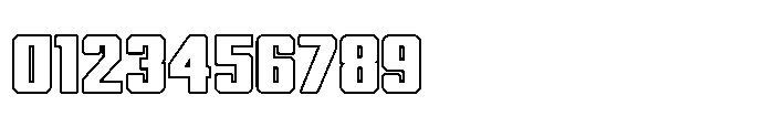 Symet Bold Outline Font OTHER CHARS