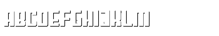 Symet Bold Shadow Font UPPERCASE