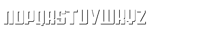 Symet Bold Shadow Font UPPERCASE