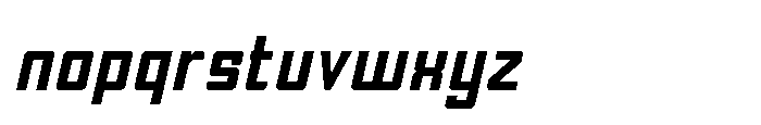 Symet Italic Font LOWERCASE