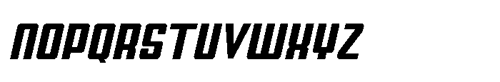 Symet Medium Italic Font UPPERCASE