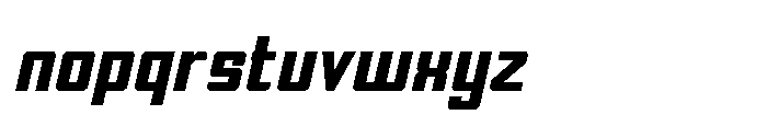 Symet Medium Italic Font LOWERCASE