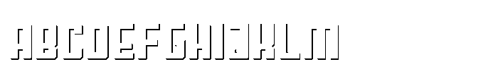Symet Medium Shadow Font UPPERCASE