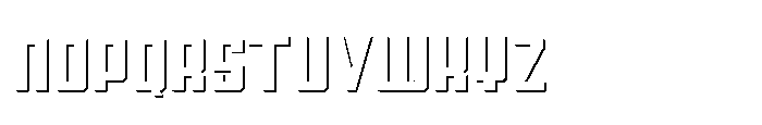 Symet Medium Shadow Font UPPERCASE