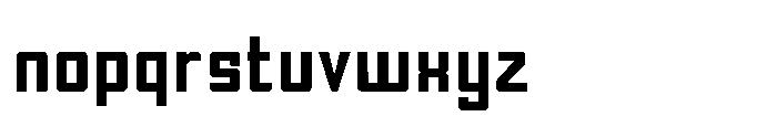 Symet Regular Font LOWERCASE