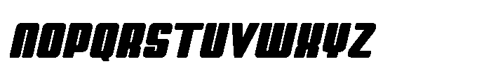 Symet Rounded Black Oblique Font UPPERCASE