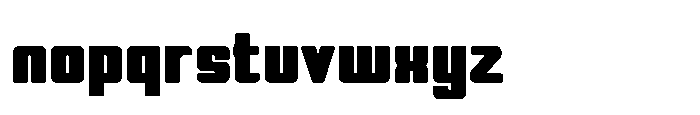 Symet Rounded Black Font LOWERCASE