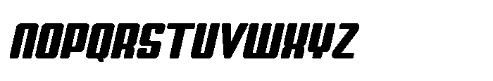 Symet Rounded Bold Oblique Font UPPERCASE
