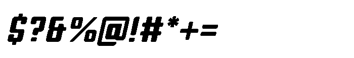 Symet Rounded Medium Oblique Font OTHER CHARS
