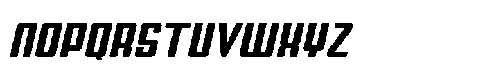 Symet Rounded Medium Oblique Font UPPERCASE