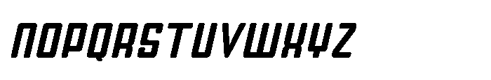Symet Rounded Oblique Font UPPERCASE