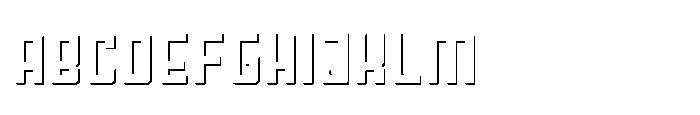 Symet Shadow Font UPPERCASE