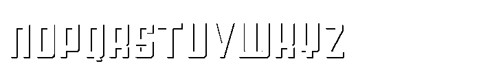 Symet Shadow Font UPPERCASE