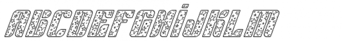 Sympathetic 07 Star Line Italic Font LOWERCASE
