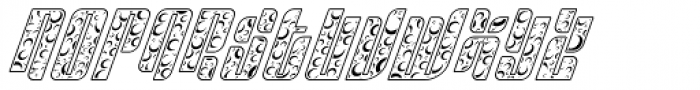 Sympathetic 16 Moon Italic Font UPPERCASE