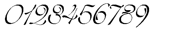 Symphonie Calligraphy Font OTHER CHARS