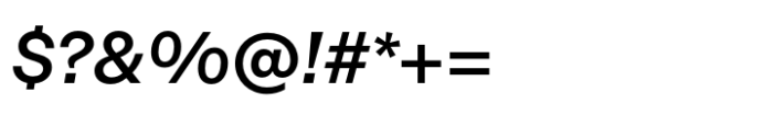 Symphonie Grotesque Medium Italic Font OTHER CHARS