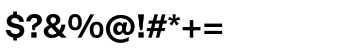Symphonie Grotesque Semibold Font OTHER CHARS