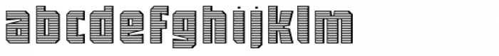 Sync Engraved 14 Font LOWERCASE