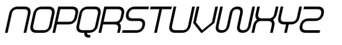 Syncho Italic Light Font UPPERCASE