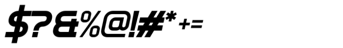 Syncho Italic Font OTHER CHARS
