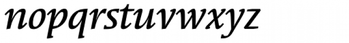Syndor Medium Italic Font LOWERCASE