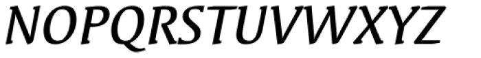 Syndor Pro Medium Italic Font UPPERCASE