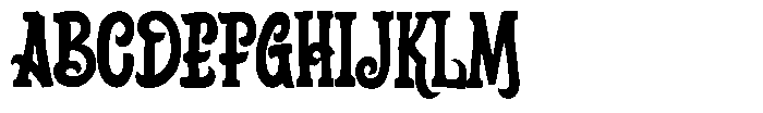 Synisteria Font UPPERCASE