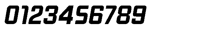 Synixon Black Italic Font OTHER CHARS