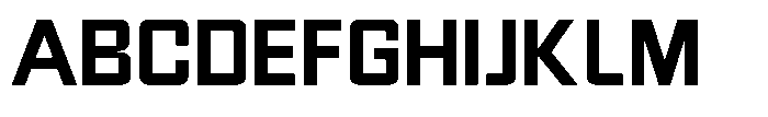 Synixon Black Font UPPERCASE