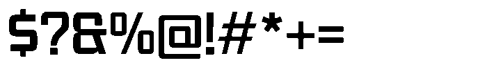 Synixon Bold Font OTHER CHARS
