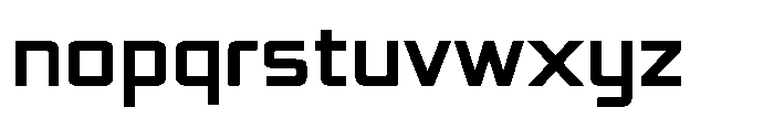 Synixon Bold Font LOWERCASE