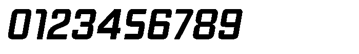 Synixon Extra Bold Italic Font OTHER CHARS