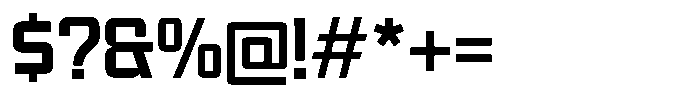 Synixon Extra Bold Font OTHER CHARS