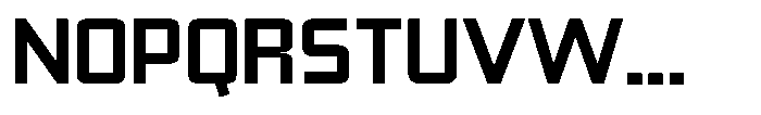 Synixon Extra Bold Font UPPERCASE
