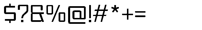 Synixon Extra Light Font OTHER CHARS