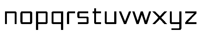 Synixon Extra Light Font LOWERCASE