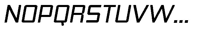 Synixon Italic Font UPPERCASE