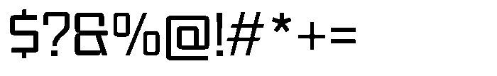 Synixon Light Font OTHER CHARS