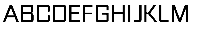 Synixon Light Font UPPERCASE