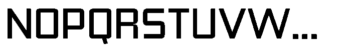 Synixon Medium Font UPPERCASE