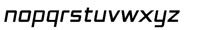 Synixon News Italic Font LOWERCASE