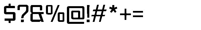 Synixon News Font OTHER CHARS