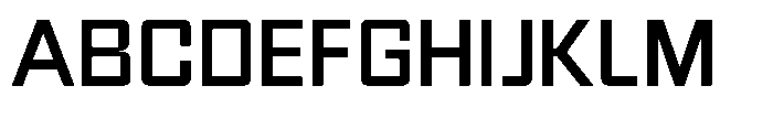 Synixon Semi Bold Font UPPERCASE