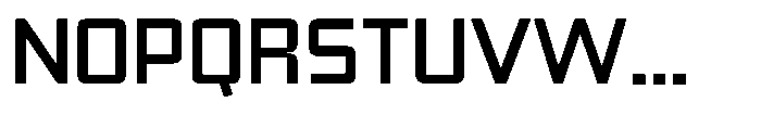 Synixon Semi Bold Font UPPERCASE