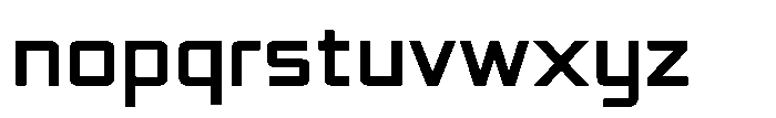 Synixon Semi Bold Font LOWERCASE