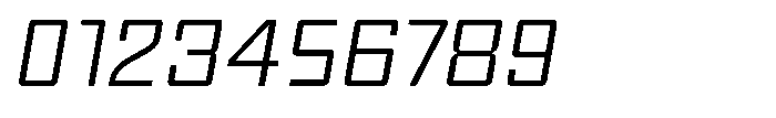 Synixon Thin Italic Font OTHER CHARS