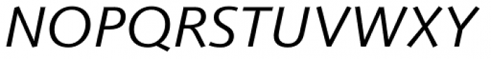 Syntax LT Std Italic Font UPPERCASE
